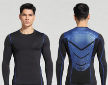 Load image into Gallery viewer, Men Compression MMA Rashguard Fitness Long