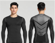 Load image into Gallery viewer, Men Compression MMA Rashguard Fitness Long