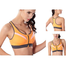 Load image into Gallery viewer, Ship From US&amp;CN Women Sports Bra Front Zipper