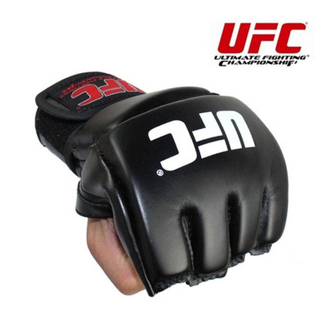Extension Wrist Half finger boxing gloves guantes de boxeo training