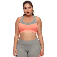 Load image into Gallery viewer, Large Big Plus Size Fitness Top Female Sport Brassiere