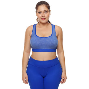 Large Big Plus Size Fitness Top Female Sport Brassiere