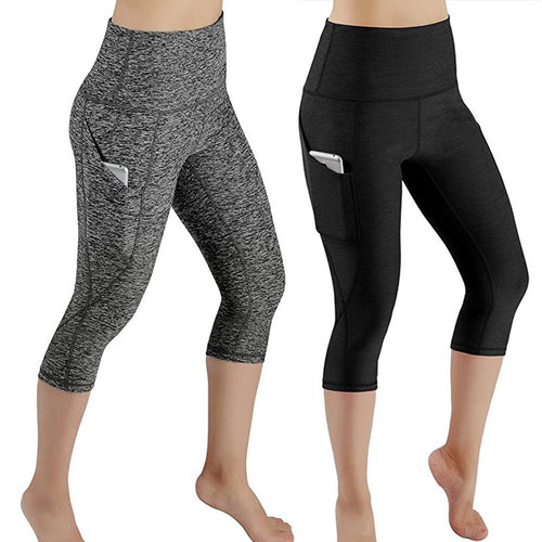 3/4 Yoga Pants women Calf-length Pants Capri Pant Sport leggings
