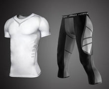 Load image into Gallery viewer, Men MMA Kick Boxing Shorts Compression Pants