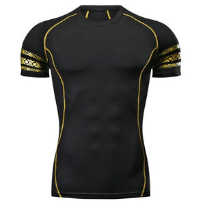 3D MMA Rashguard Gym T Shirt Clothing Compression Shirt