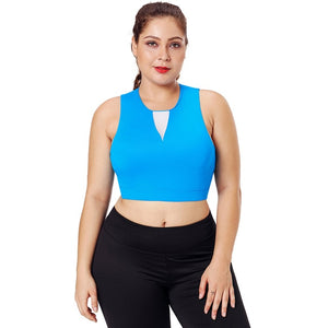 Plus Size Workout Tank Top Fitness Women active wear balck