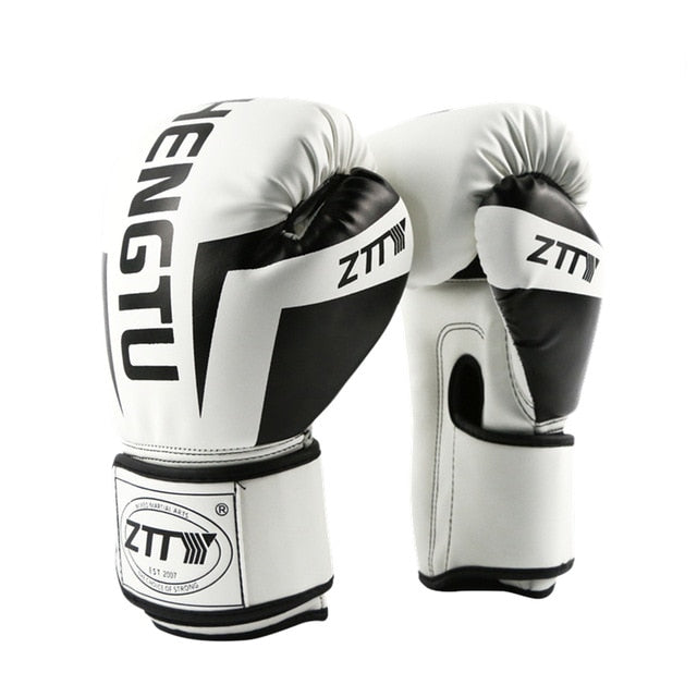 6/8/10/12/14OZ Kids Women/Men Boxing Gloves Sanda Sparring Muay Thai
