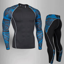 Load image into Gallery viewer, Men Fitness MMA Compression Shirt Men Rash guard Male