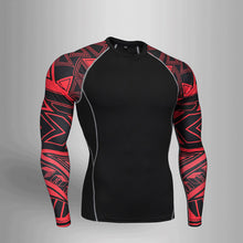 Load image into Gallery viewer, Men Fitness MMA Compression Shirt Men Rash guard Male