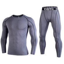 Load image into Gallery viewer, MMA Rashguard Fitness Running Shirt Men Rashguard Sportswear