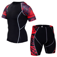 Load image into Gallery viewer, Mma Rashguard Muay Thai T Shirt Shorts Suit Printed