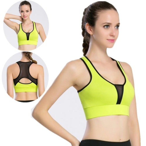 New Sexy Hollow Out High Impact Push Up Sports Bra